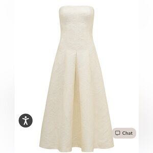 Ever New Strapless Jacquard Dress